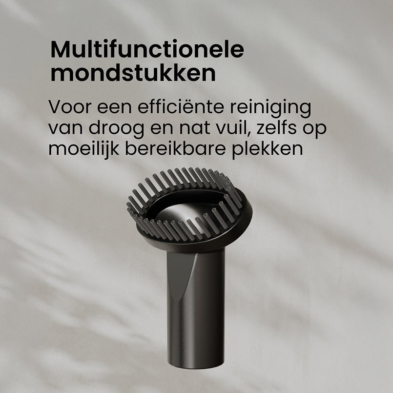 miwa draadloze handstofzuiger met hoge zuigkracht / Stofzuiger zonder stofzak voor moeilijk bereikbare plekken / Gebruiksduur tot 20 minuten