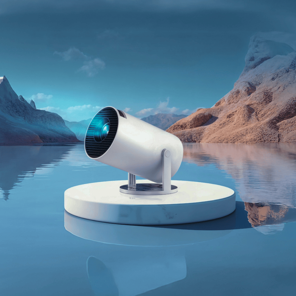 Draagbare 4K mini-beamer met Android TV 11