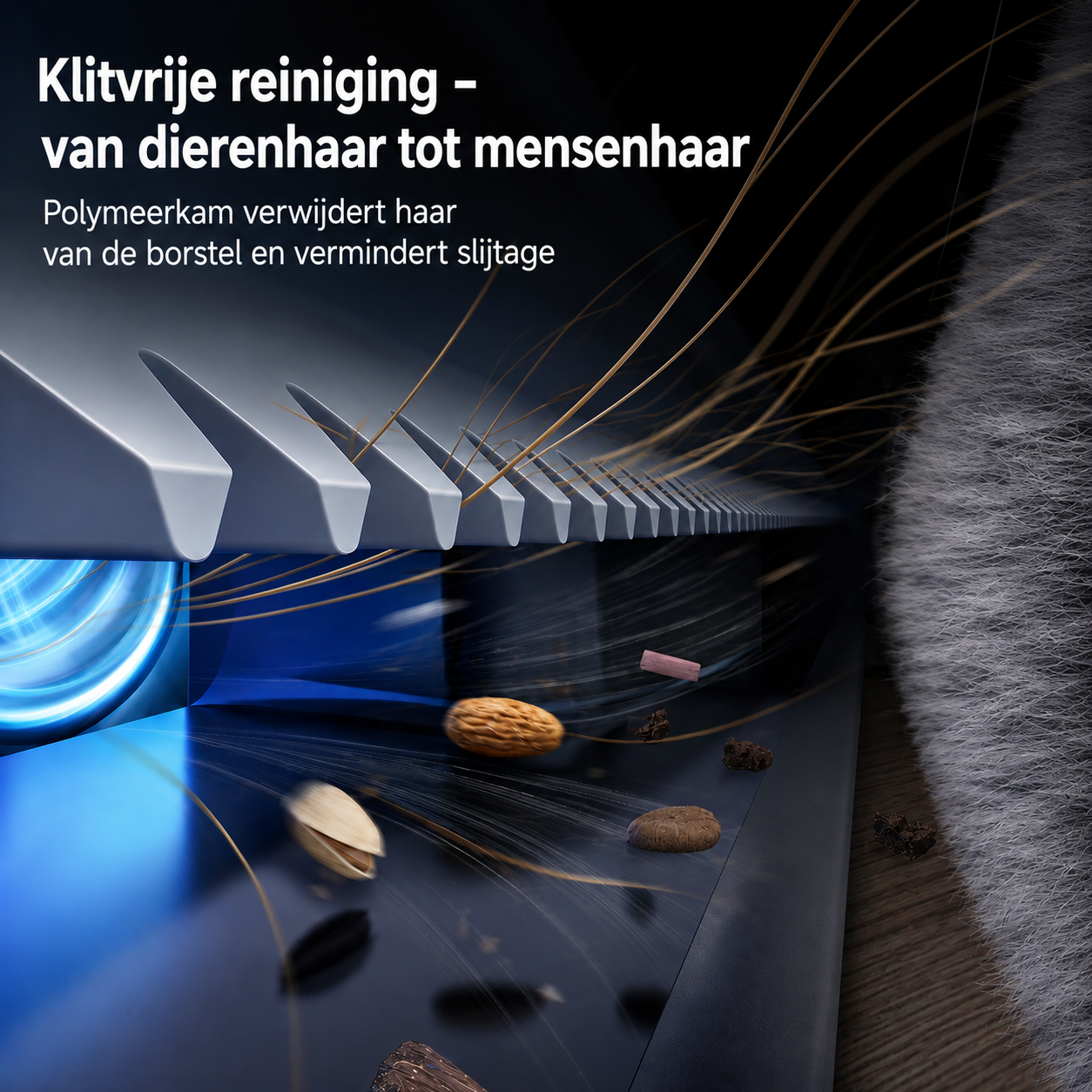 Nat- en droogzuiger met sterke zuigkracht: 3 reinigingsstanden, 48 min. gebruikstijd & stille werking onder 65 dB