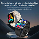 Smartwatch met talrijke gezondheidsfeatures / IP67 waterdichtheid / 35 dagen batterijduur / 100 Sportmodi