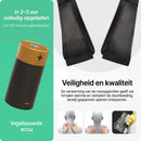 Nekmassageapparaat met warmtefunctie voor nek, schouders & rug / Elektrische diepe weefselmassage / 3 instelbare snelheden / Geschikt voor thuis, kantoor & auto