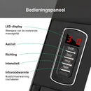Nekmassageapparaat met warmtefunctie voor nek, schouders & rug / Elektrische diepe weefselmassage / 3 instelbare snelheden / Geschikt voor thuis, kantoor & auto