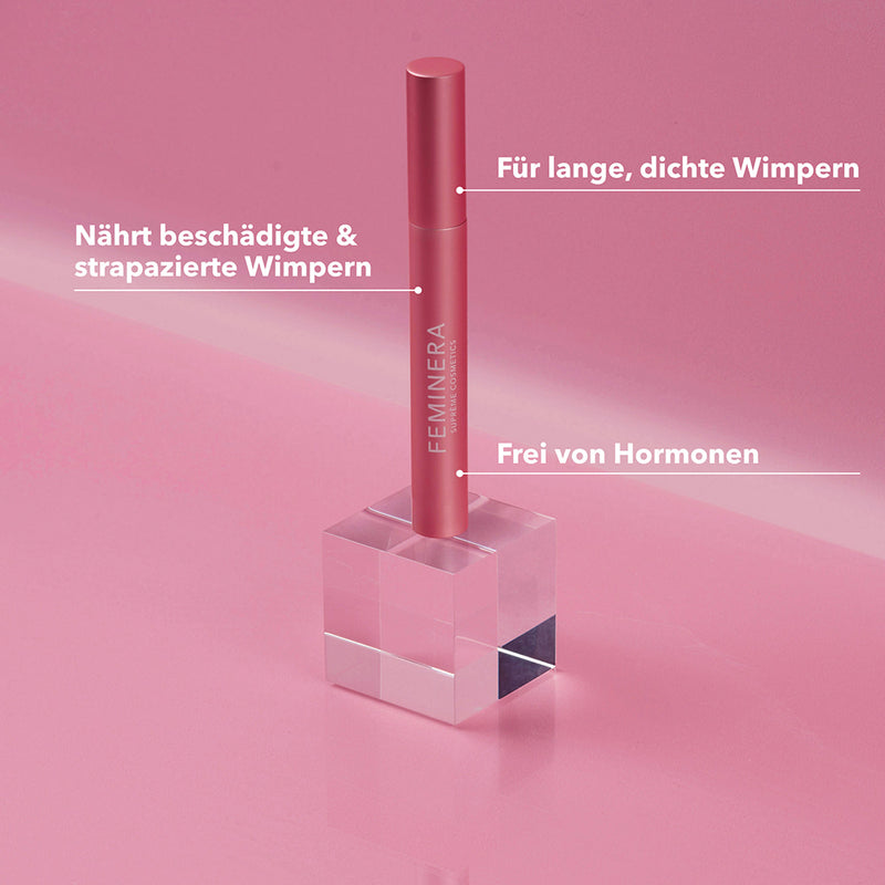 Wimperserum Plus voor langere en vollere wimpers / Sojakiem-extract / Gember en tarwe-extract / Hormoonvrij / Dierproefvrij / Dermatologisch getest