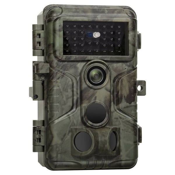 Wildlife Camera met 48 MP / 1296 P en H.264 opname / Helder 30 meter zicht / Geen gloed / Infrarood / Nachtzicht / Snelle 0,1s trigger / 120 graden detectiehoek / IP66