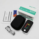 Saturatiemeter / bloedzuurstofmonitor / saturatiemeter voor vingers / met OLED-display / professioneel en zeer nauwkeurig / ideaal voor gezinnen, ouderen en ziekenhuizen