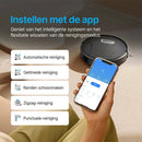 Robotstofzuiger / dweilfunctie / 4500PA / 180 minuten looptijd / Slimme routeplanning / Groot stofreservoir / 3 HEPA-filters / Auto-Boost voor hoogteverschillen / App-bediening